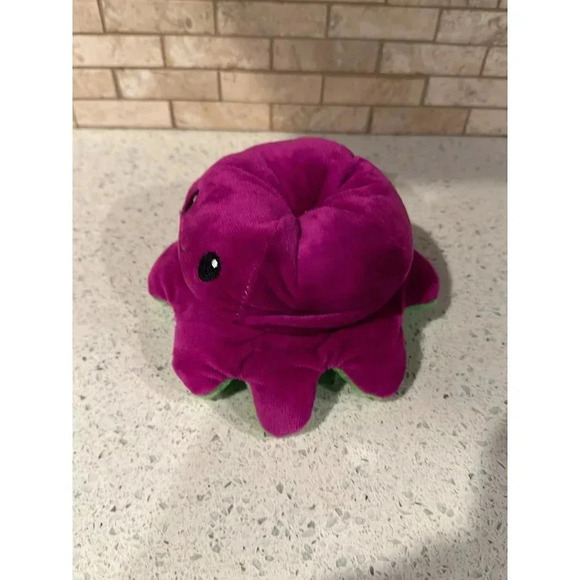 Reversible Mood Octopus plush b38 - Picture 8 of 8